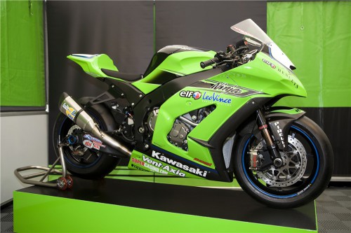 Chris Vermeulen will be racing the green-liveried Kawasaki Ninja race bike in 2011