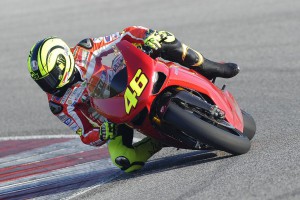 Rossi and the GP11 at Misano