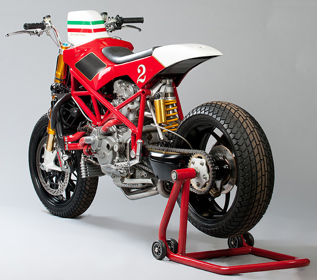 The wheels are Ducati 848 originally
