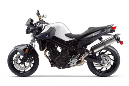 The 2011 BMW F800R with Black Series M2 titanium muffler