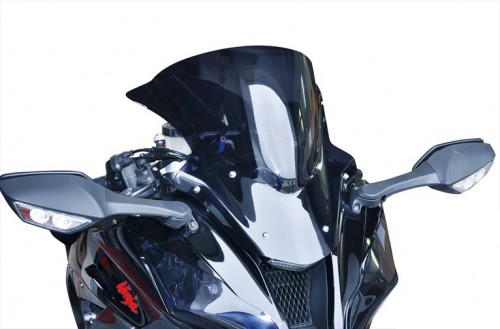 New Ninja ZX-10R gets Skidmarx double bubble windscreen