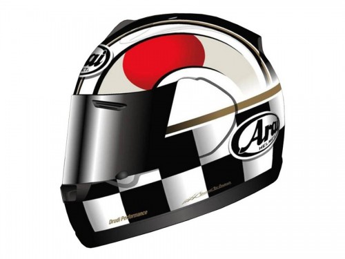 Part of the sales profit of the "Flag Japan" helmet will be donated to the Japanese Red Cross Society