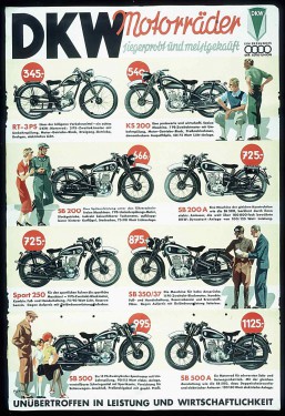 DKW Motorräder from the 1920's