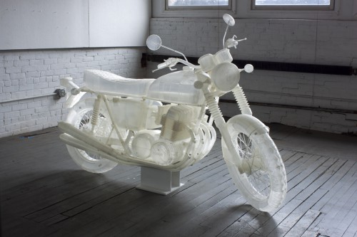 The 3D-printed CB500