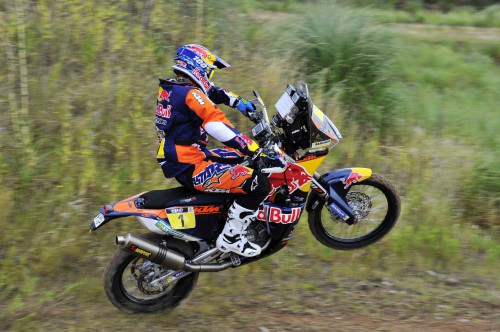 Coma on his KTM 450 Rally