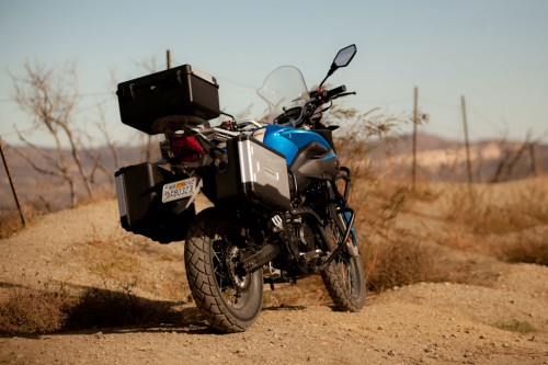 CSC offers a wide range of accessories, including top box and panniers