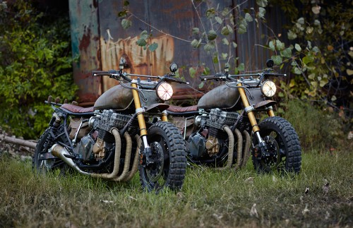 Two identical bikes were built for the show