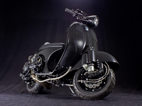 Possibly the world's most powerful vintage Vespa