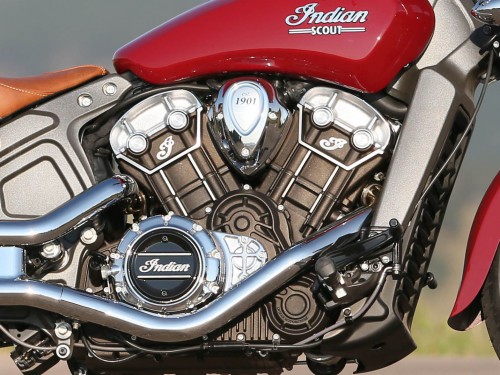 The Indian Scout's V-Twin