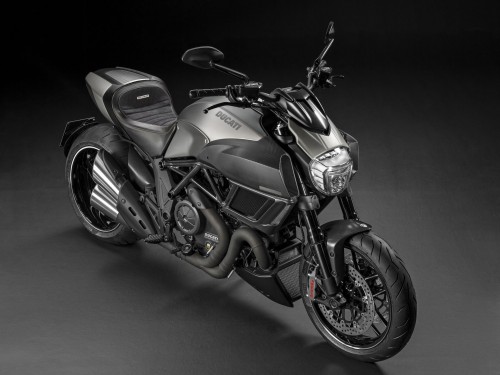 The limied edition bike is lighter than the base Diavel