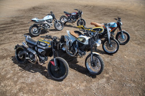 Custom Scramblers at the Shed