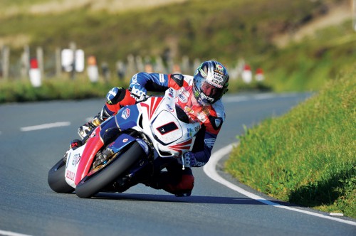 John McGuinness' on his Honda Fireblade