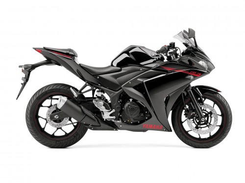 Shiwaki Schwarze Motorrad-Bremsflüssigkeitsbehälter für Yamaha YZF-R3 2015-2019 starken Schutz Bremsflüssigkeitsbehälters 