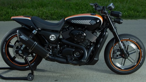 A custom Harley straight from cyprus