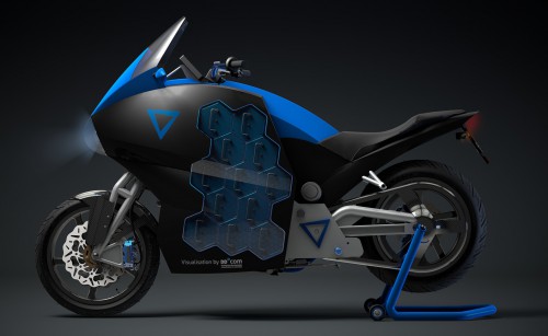 Storm- the first ever electric  touring motorcycle