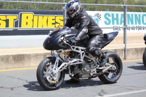 The Motoinno TS3 on the track testing