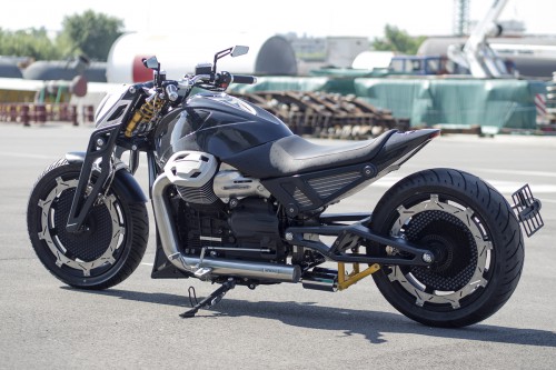 Probably the most futuristic custom Moto Guzzi California out there