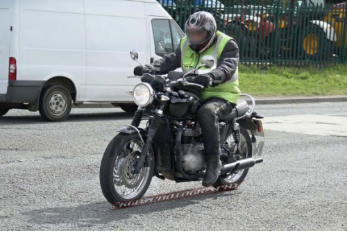 The latest 2017 Triumph Bonneville spy shots