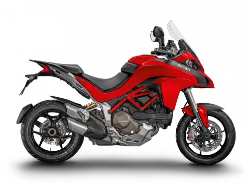 The Multistrada 1200S looks good in red