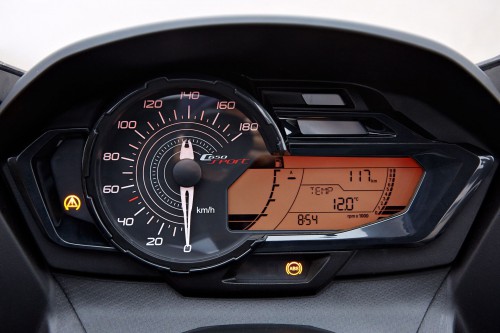 2016 BMW C 650 dash