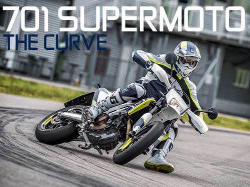 Husqvarna 701 Supermoto in action